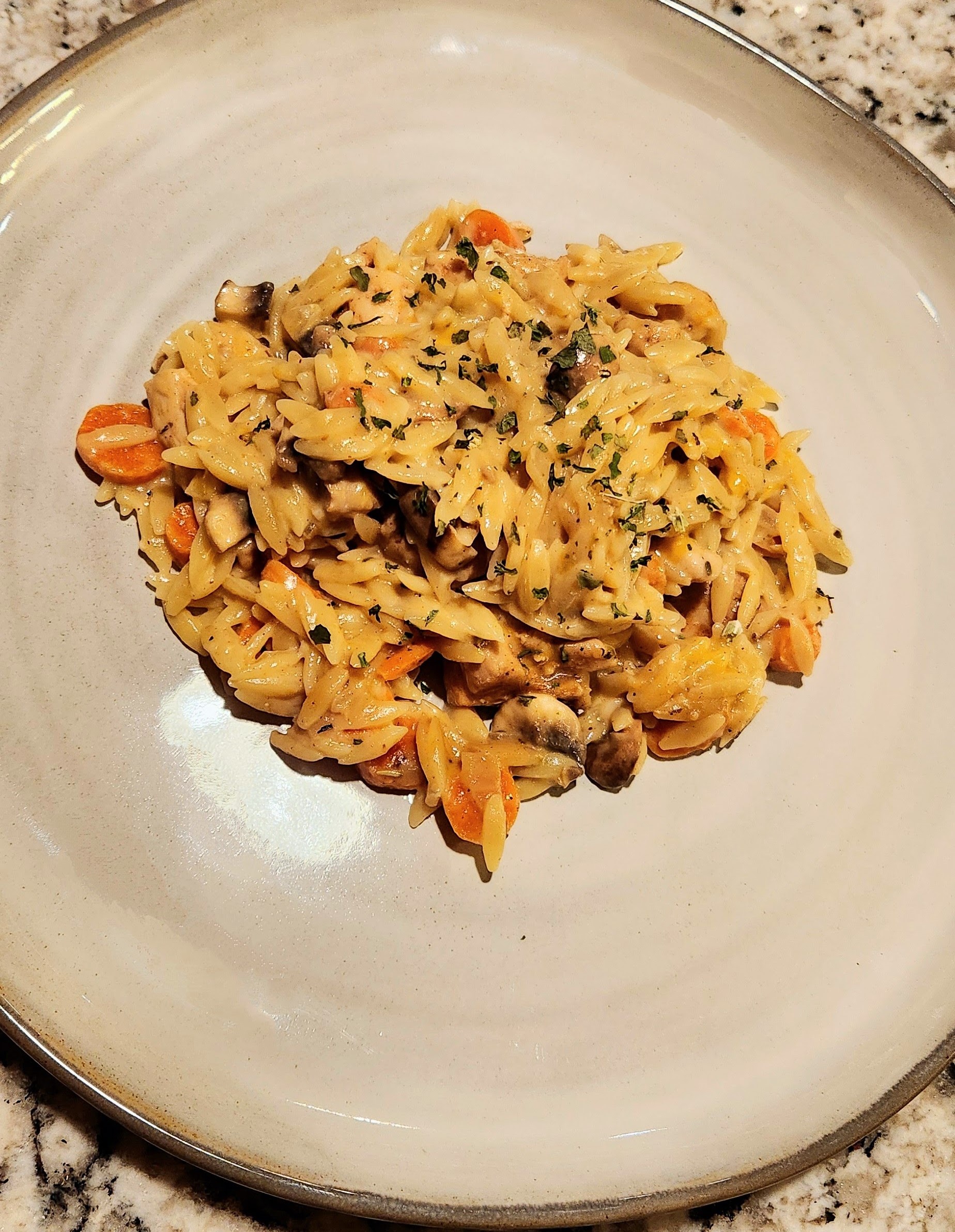 Creamy Chicken Orzo