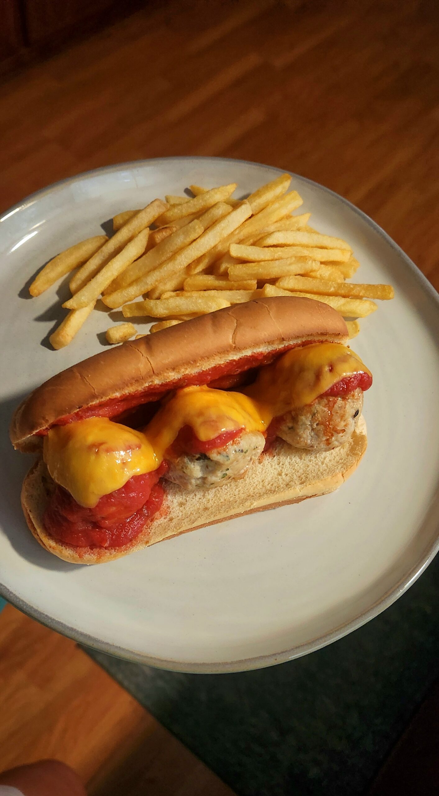 Chicken Parmesan Meatball Subs